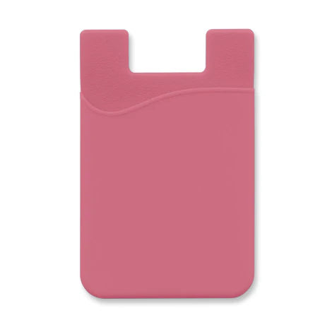 Card Holder Silicone Card Pouch Adhesive Cellphone Pocket Mini Wallet Sticker Solid