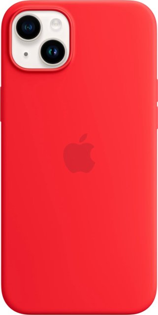 iphone 15 Plus silicone case with apple logo