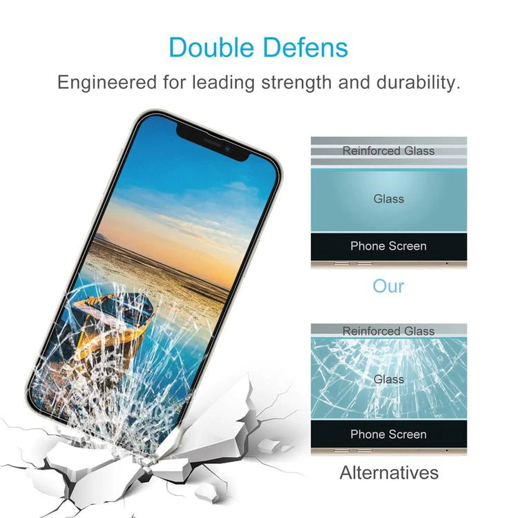 iPhone 14 Pro Max Screen Protector Full-Screen Tempered Glass Clear