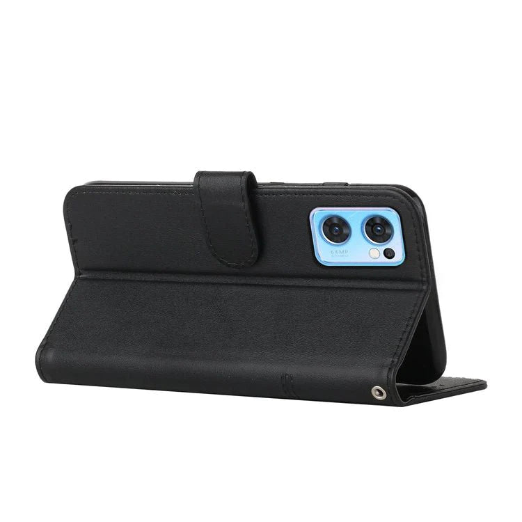OPPO Find X5 Lite   Leather flip case multi pocket / card holder case