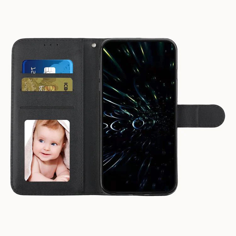 OPPO Find X5 PRO  Leather flip case multi pocket / card holder case
