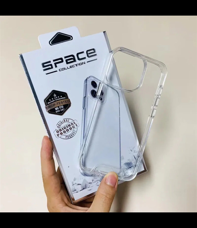 iPhone 13 Pro Max Crystal Clear Transparent Protective Space Case